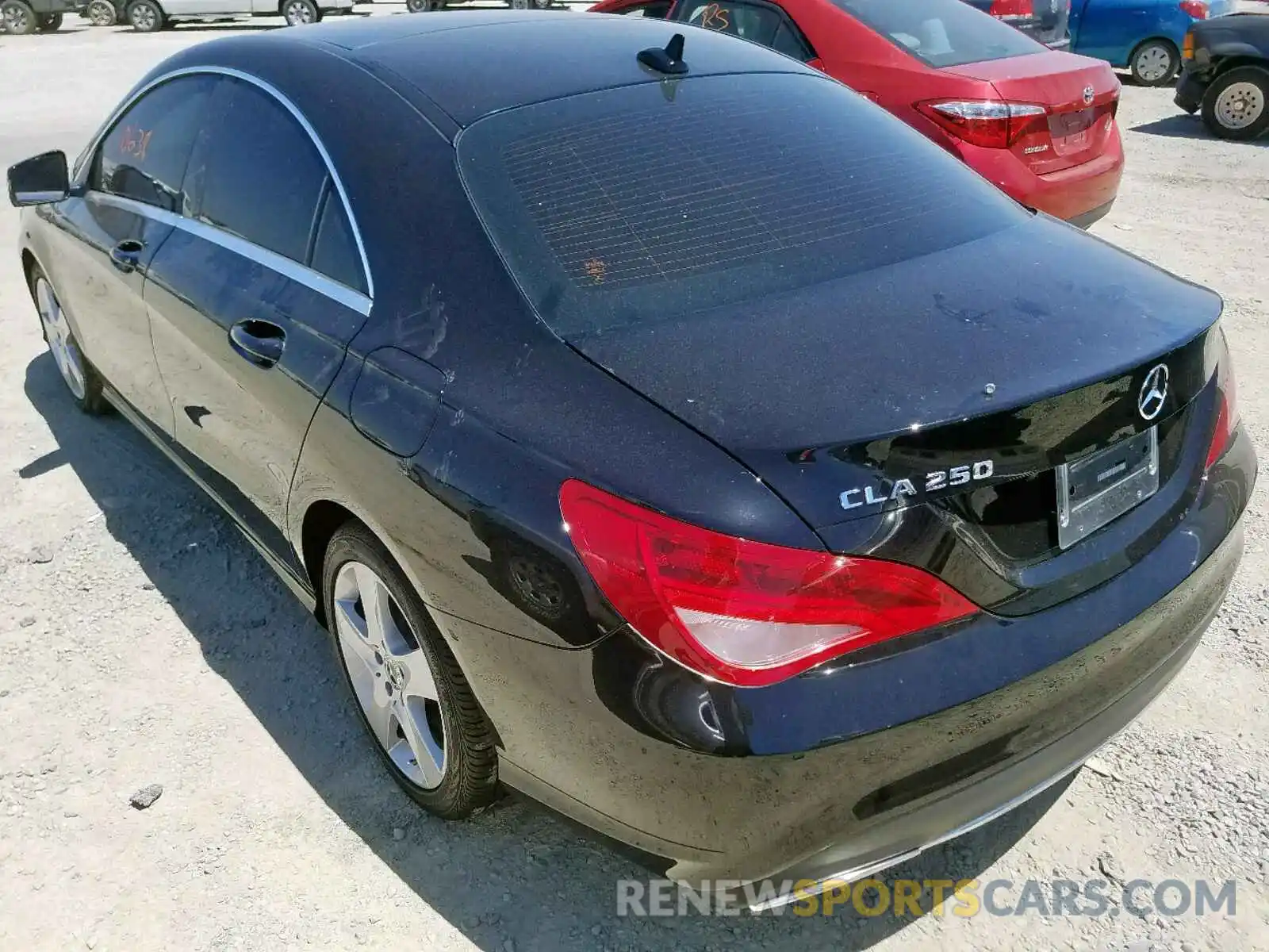 3 Photograph of a damaged car WDDSJ4EB8KN699395 MERCEDES-BENZ C CLASS 2019