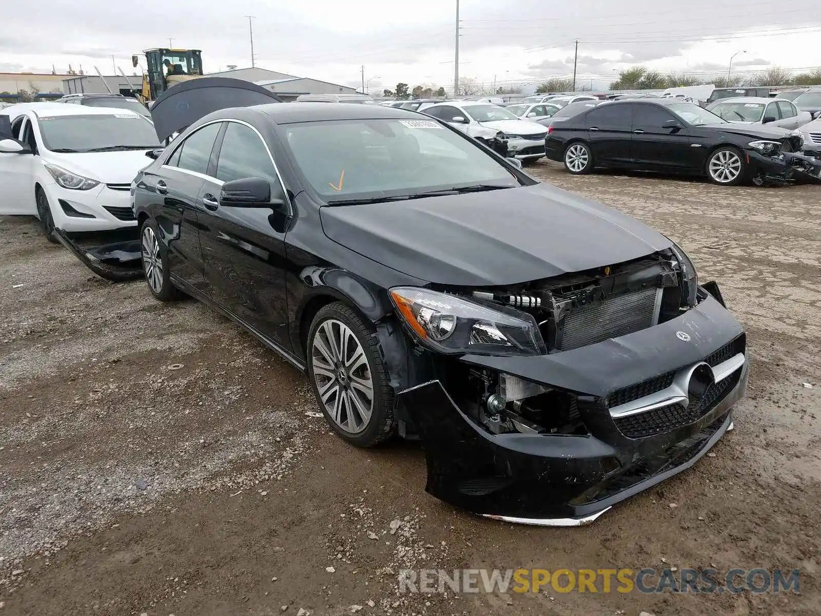 1 Photograph of a damaged car WDDSJ4EB8KN712730 MERCEDES-BENZ C CLASS 2019