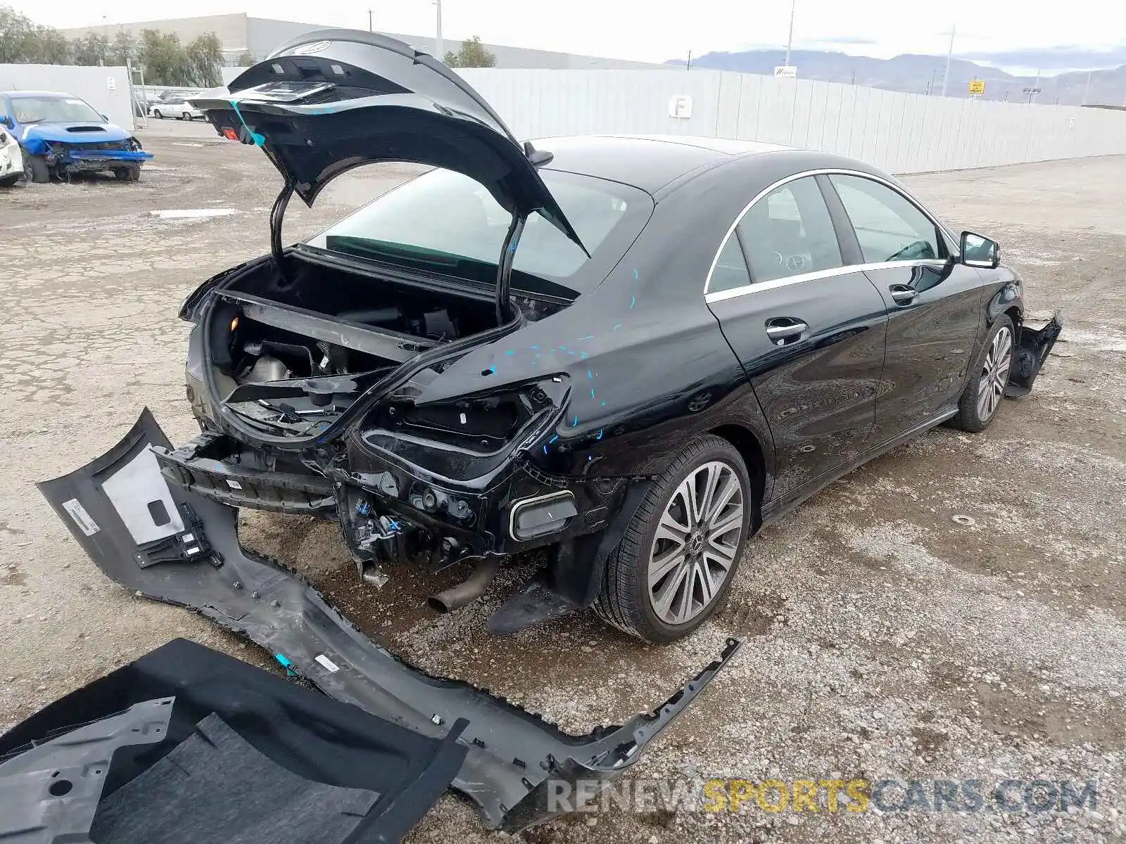 4 Photograph of a damaged car WDDSJ4EB8KN712730 MERCEDES-BENZ C CLASS 2019