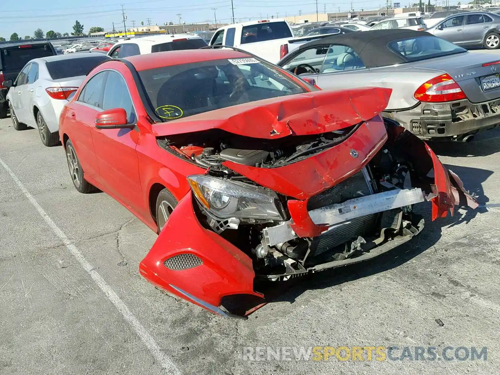 1 Photograph of a damaged car WDDSJ4EB8KN714431 MERCEDES-BENZ C CLASS 2019