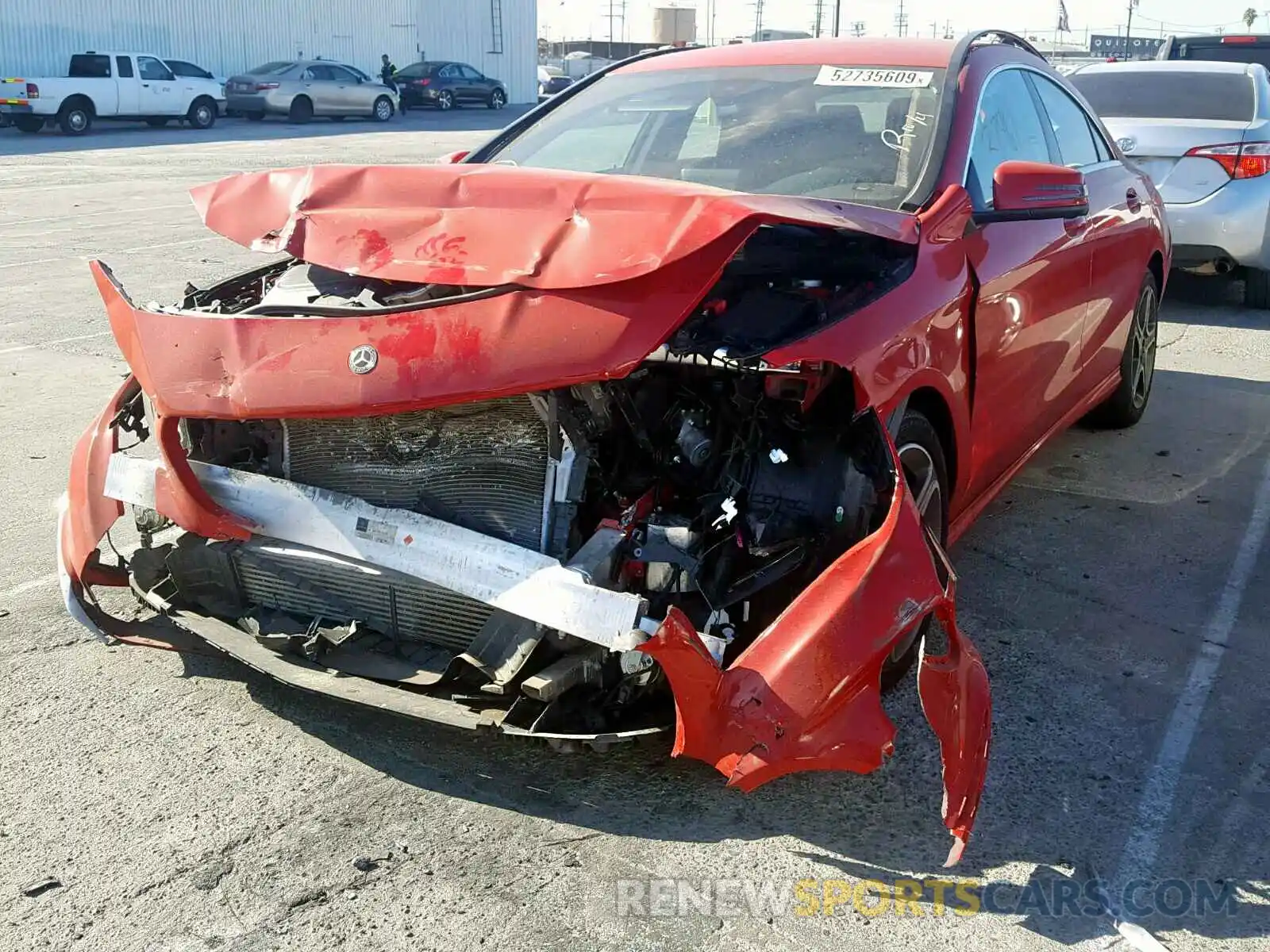 2 Photograph of a damaged car WDDSJ4EB8KN714431 MERCEDES-BENZ C CLASS 2019