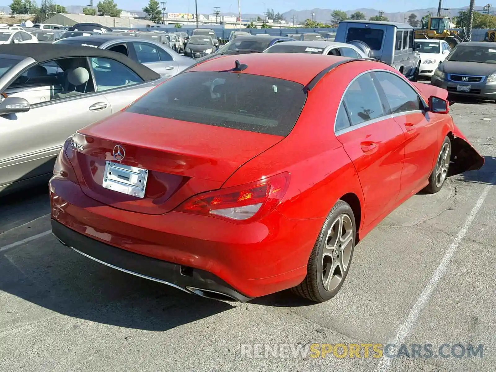 4 Photograph of a damaged car WDDSJ4EB8KN714431 MERCEDES-BENZ C CLASS 2019