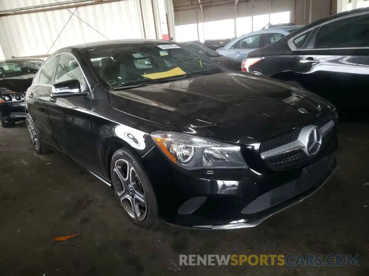 1 Photograph of a damaged car WDDSJ4EB8KN729981 MERCEDES-BENZ C CLASS 2019