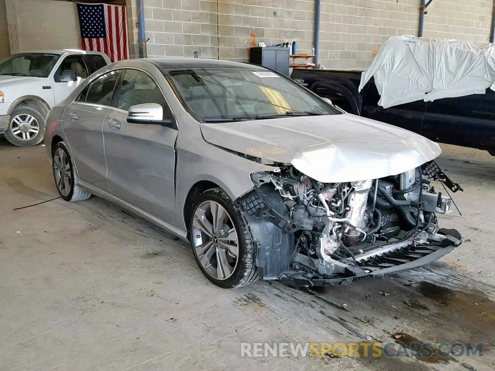 1 Photograph of a damaged car WDDSJ4EB8KN751267 MERCEDES-BENZ C CLASS 2019