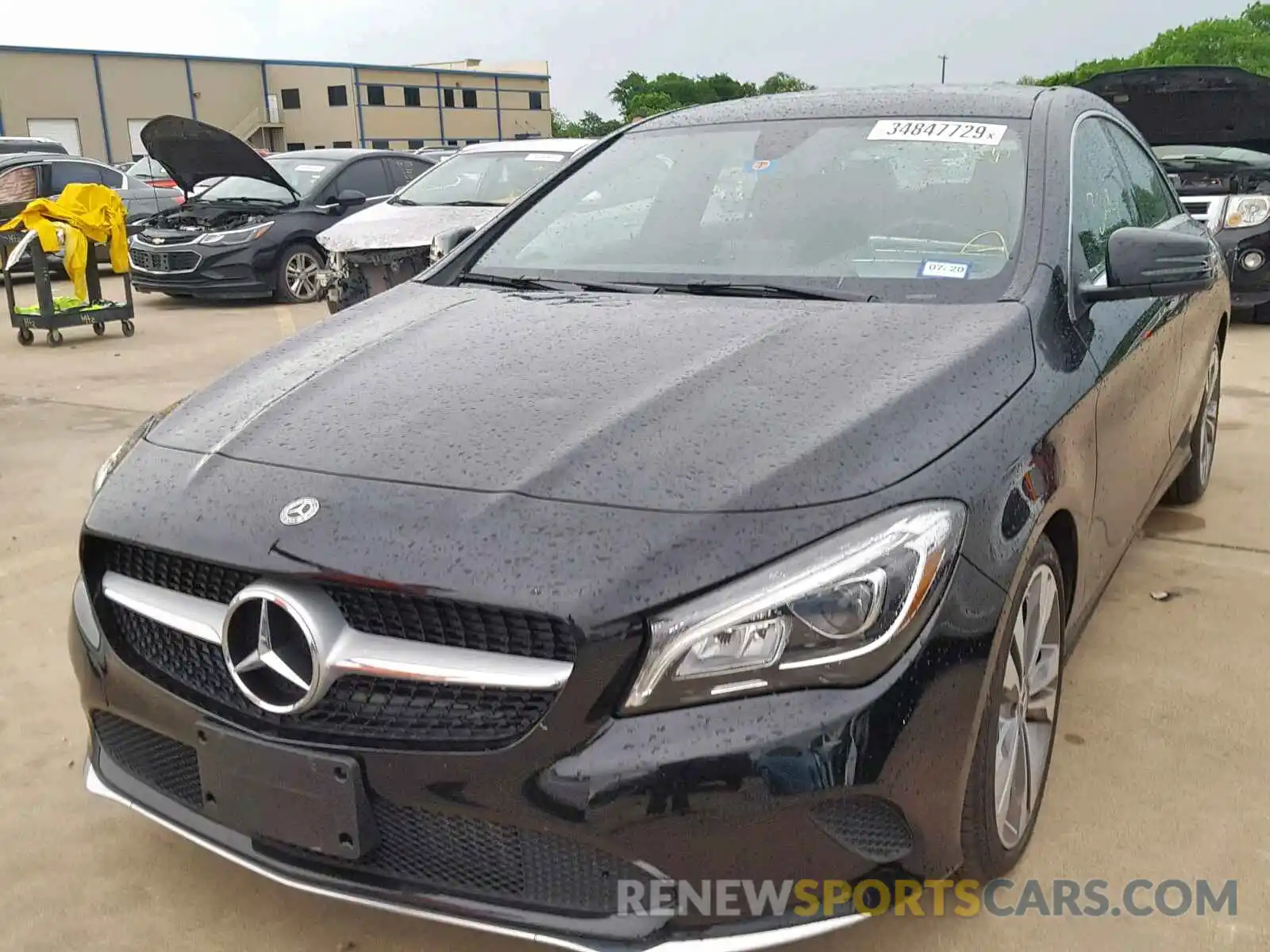 2 Photograph of a damaged car WDDSJ4EB9KN709447 MERCEDES-BENZ C CLASS 2019