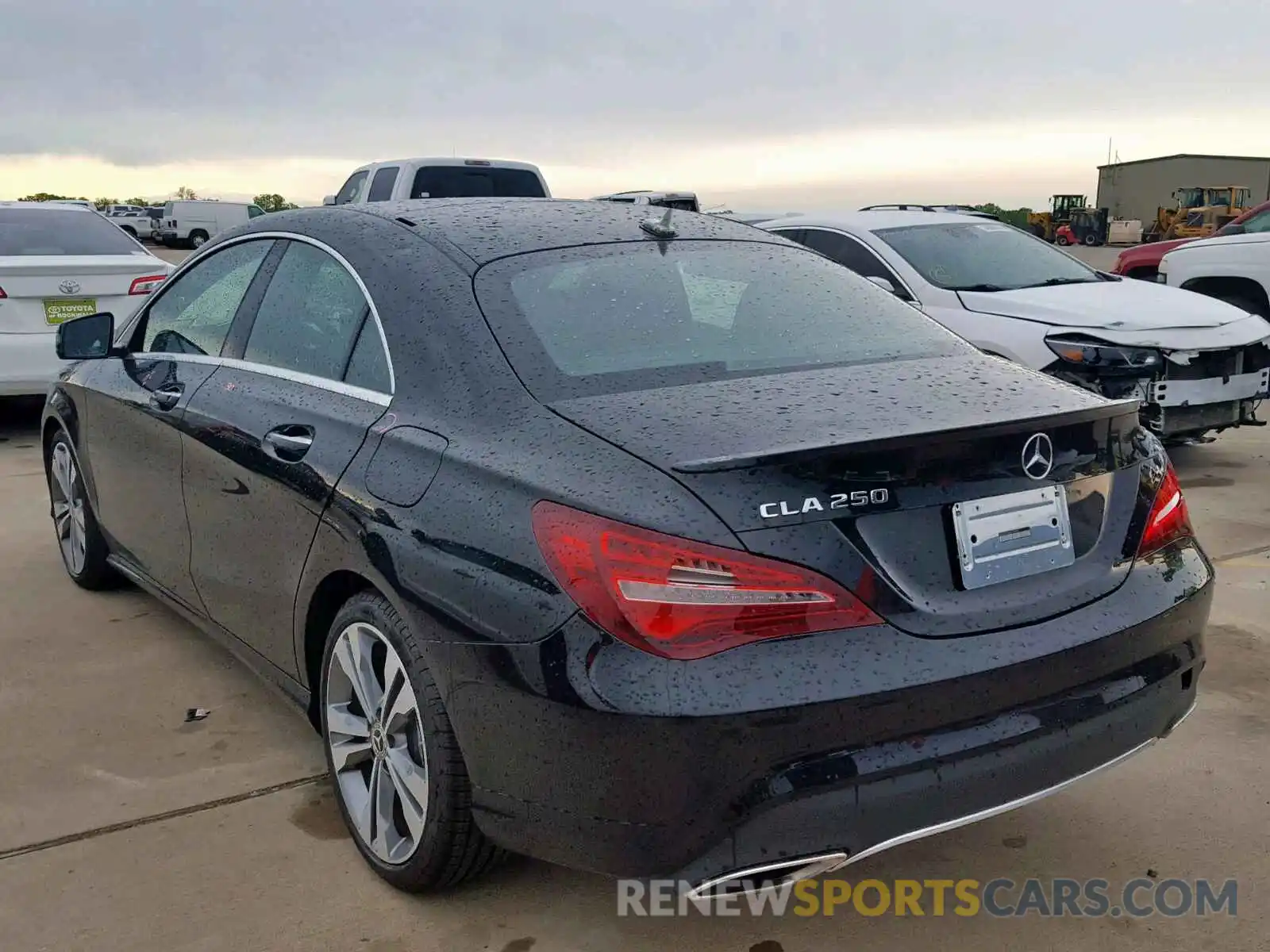 3 Photograph of a damaged car WDDSJ4EB9KN709447 MERCEDES-BENZ C CLASS 2019