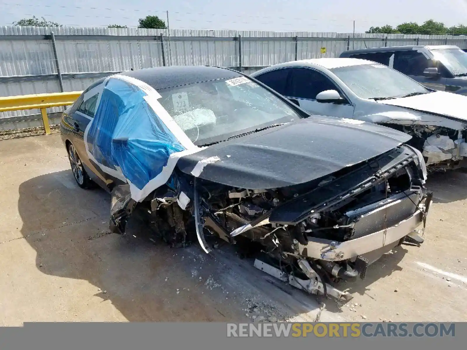 1 Photograph of a damaged car WDDSJ4EB9KN711327 MERCEDES-BENZ C CLASS 2019