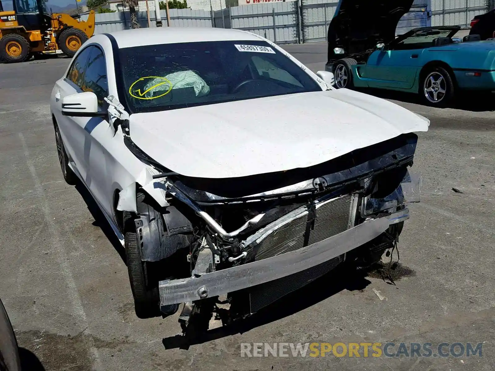 1 Photograph of a damaged car WDDSJ4EB9KN711571 MERCEDES-BENZ C CLASS 2019