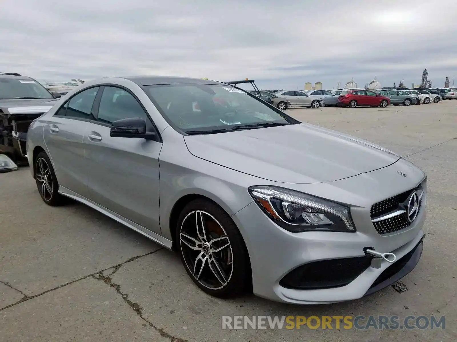 1 Photograph of a damaged car WDDSJ4EB9KN721632 MERCEDES-BENZ C CLASS 2019