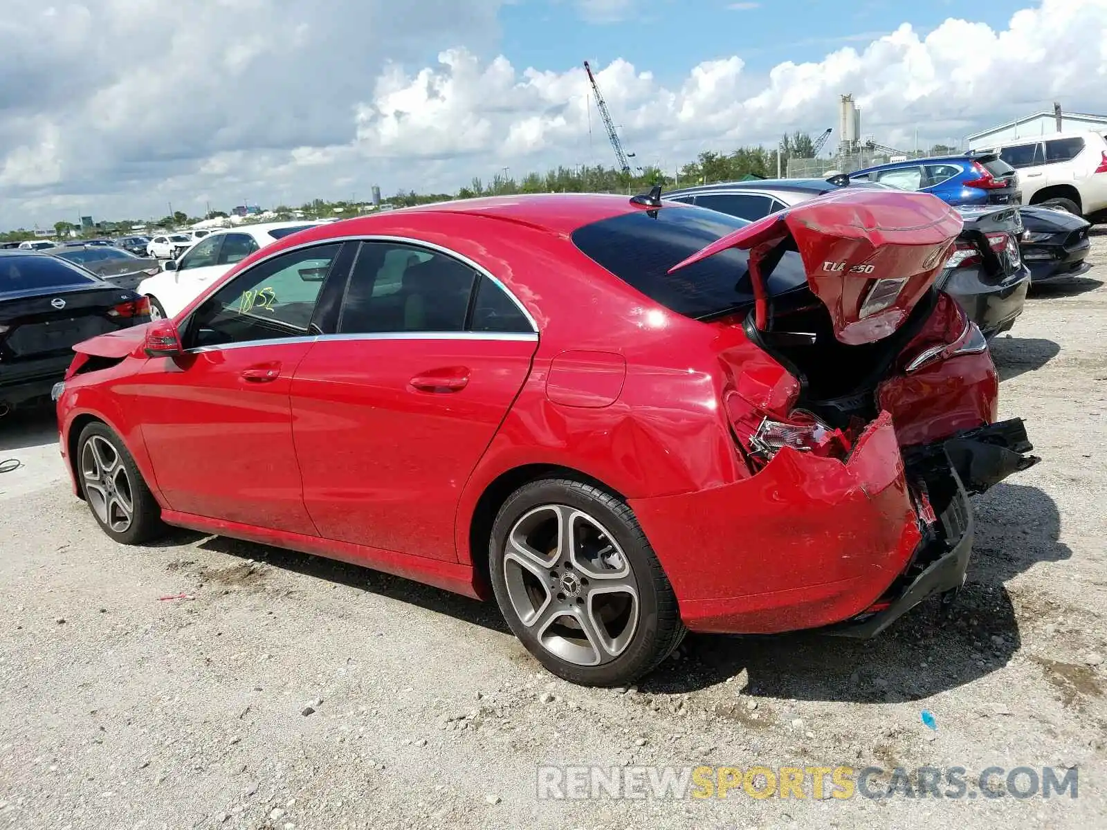 3 Photograph of a damaged car WDDSJ4EB9KN724367 MERCEDES-BENZ C CLASS 2019