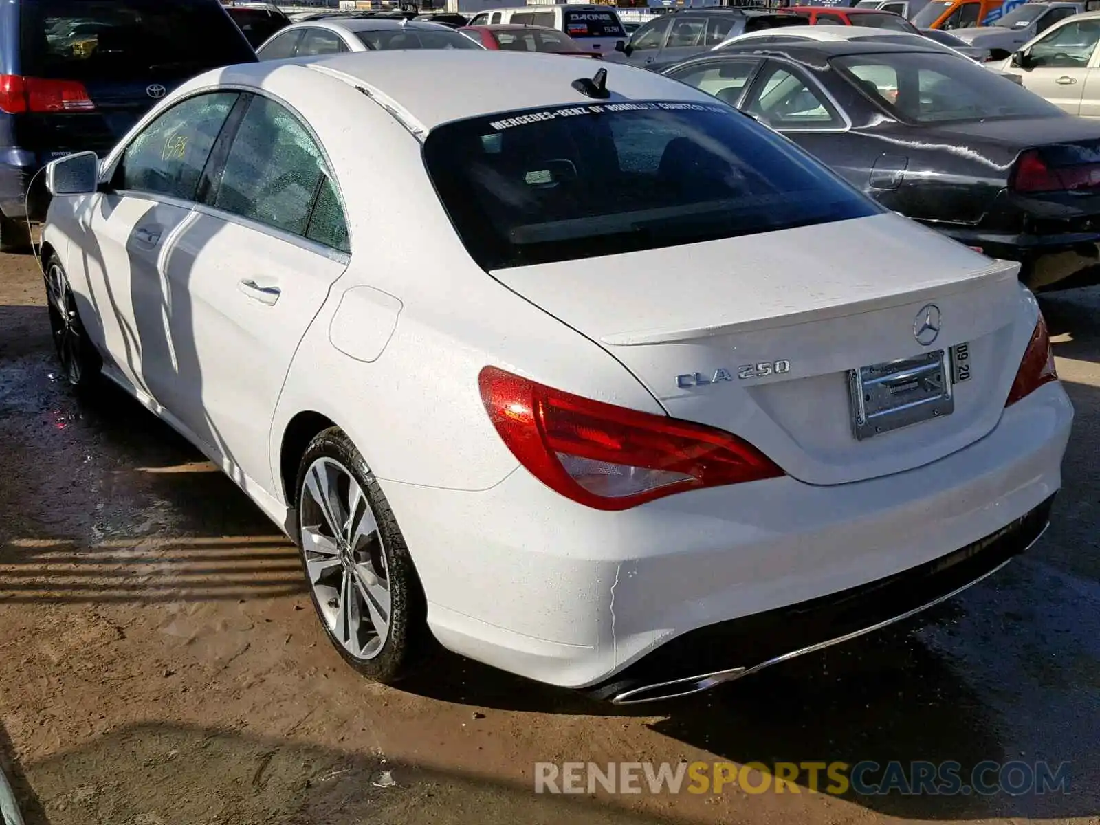 3 Photograph of a damaged car WDDSJ4EB9KN724496 MERCEDES-BENZ C CLASS 2019