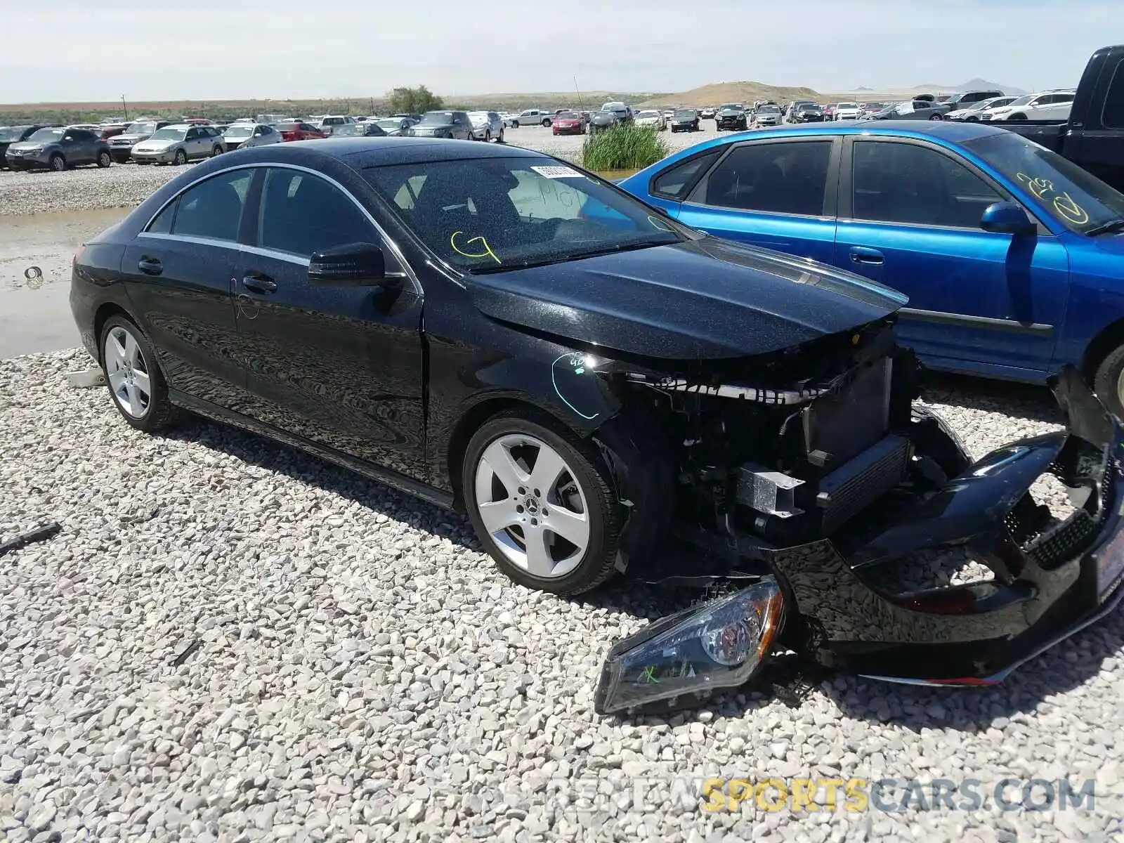 1 Photograph of a damaged car WDDSJ4EB9KN740259 MERCEDES-BENZ C CLASS 2019