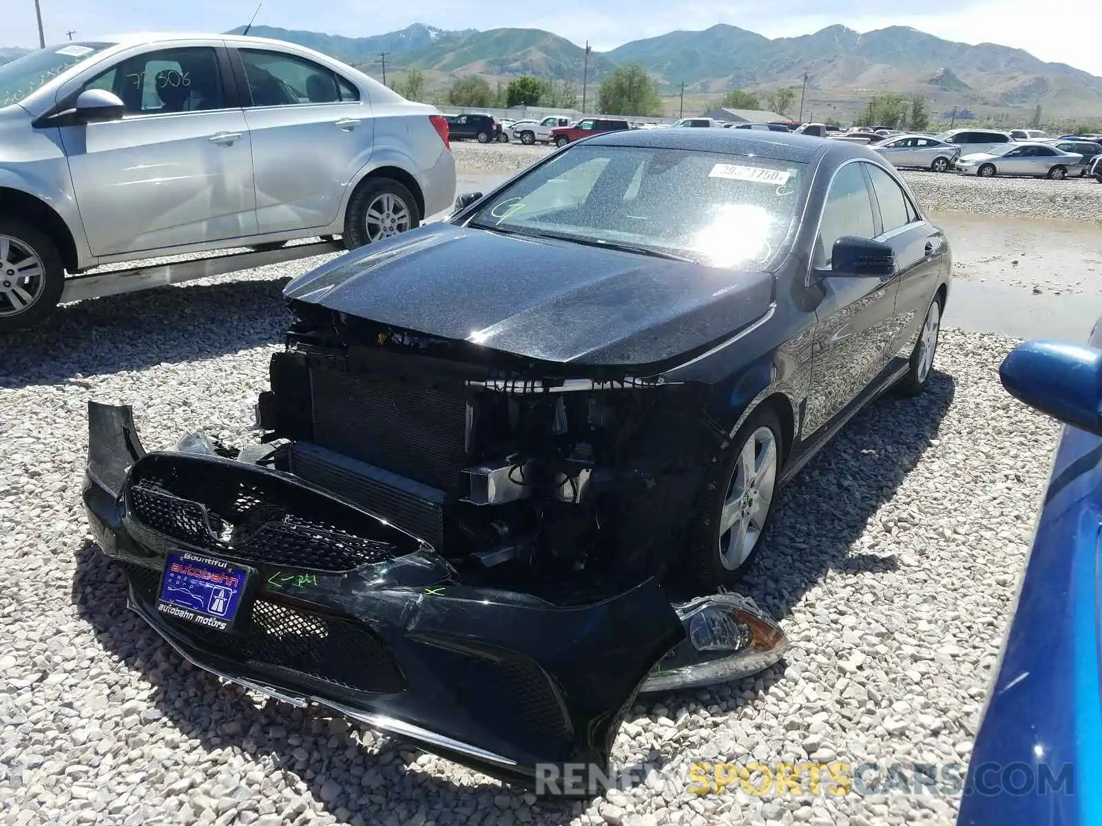 2 Photograph of a damaged car WDDSJ4EB9KN740259 MERCEDES-BENZ C CLASS 2019