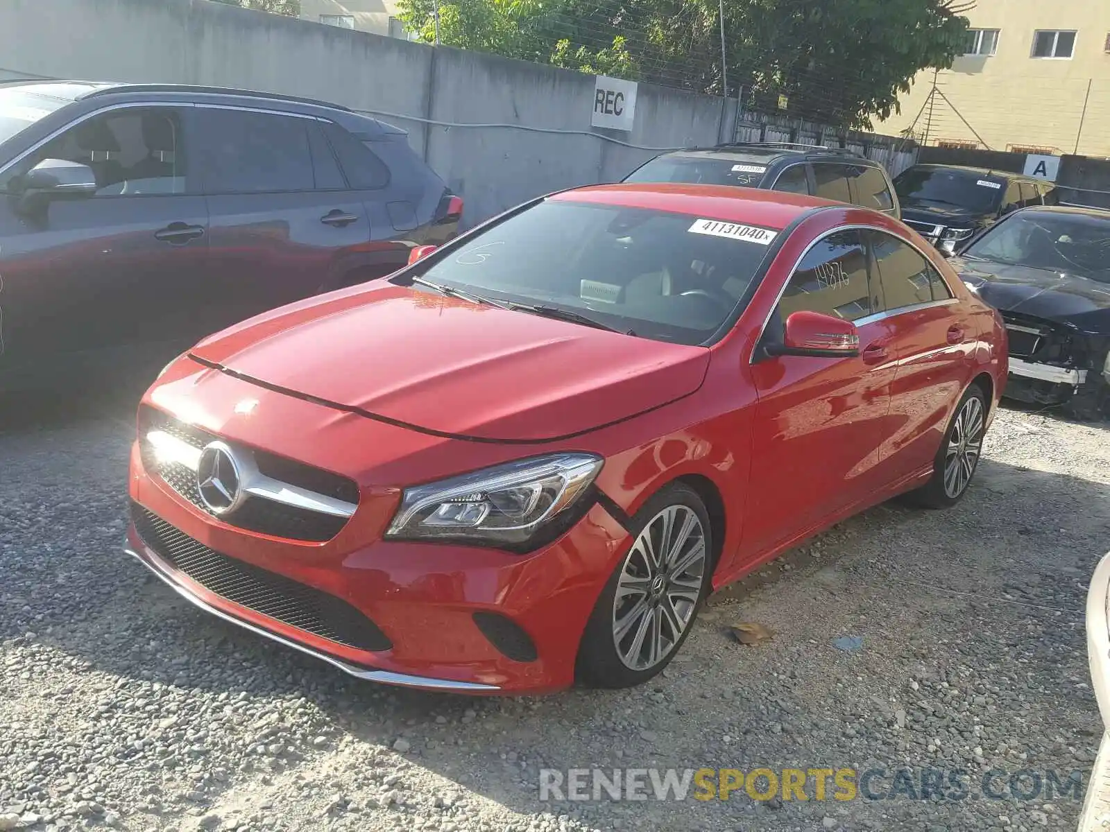 2 Photograph of a damaged car WDDSJ4EB9KN776825 MERCEDES-BENZ C CLASS 2019