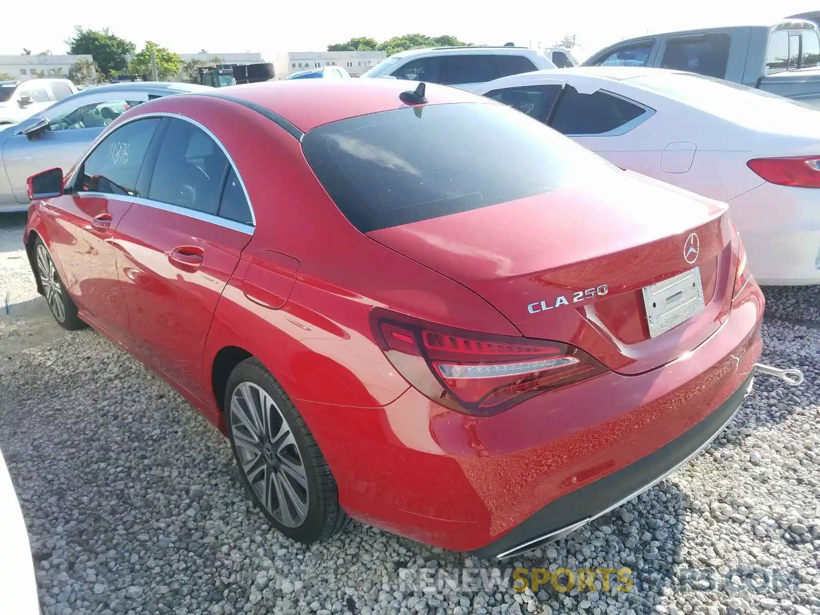 3 Photograph of a damaged car WDDSJ4EB9KN776825 MERCEDES-BENZ C CLASS 2019