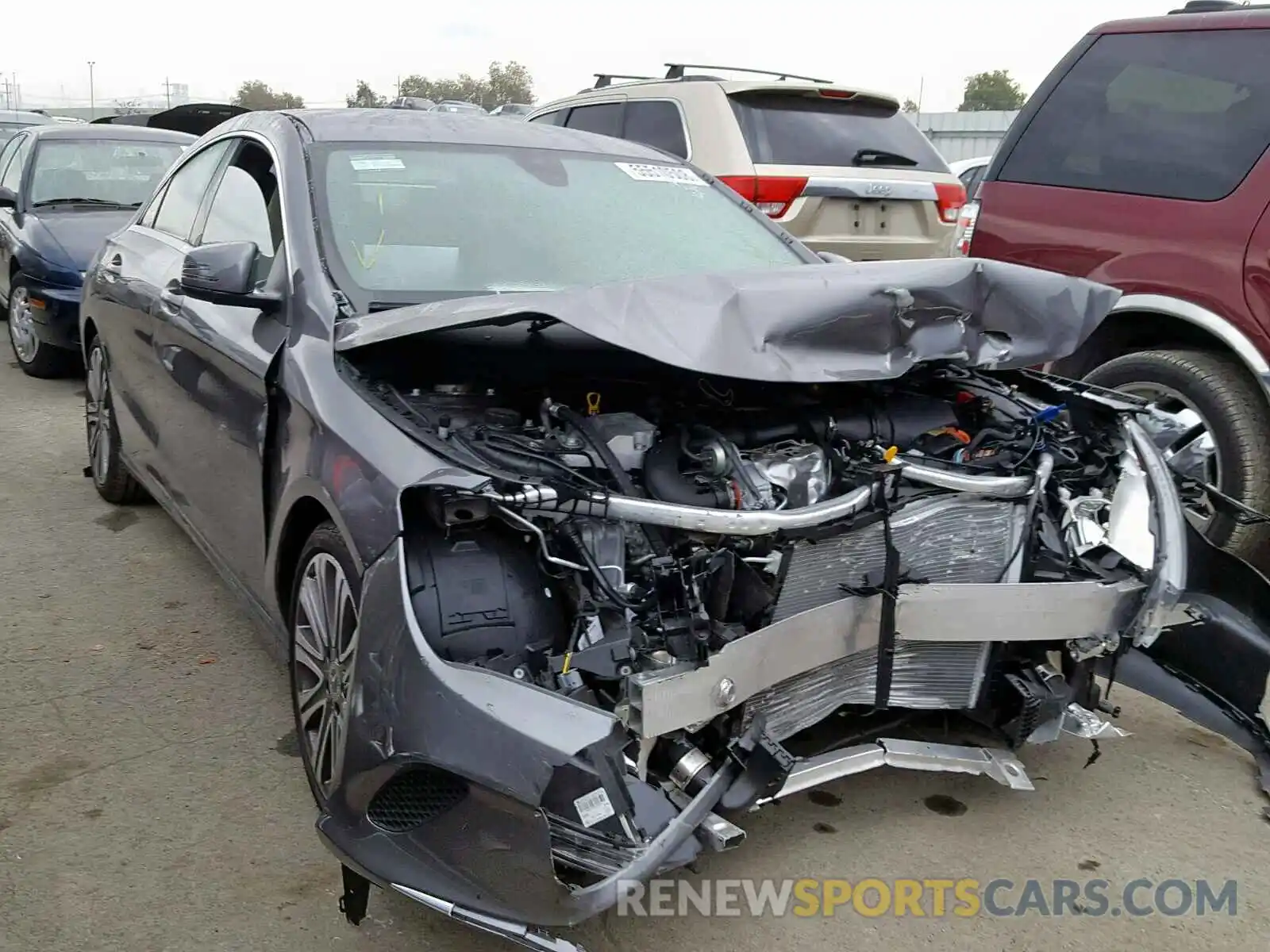 1 Photograph of a damaged car WDDSJ4EBXKN701230 MERCEDES-BENZ C CLASS 2019