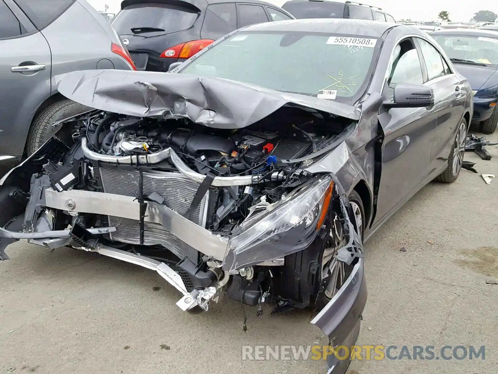 2 Photograph of a damaged car WDDSJ4EBXKN701230 MERCEDES-BENZ C CLASS 2019