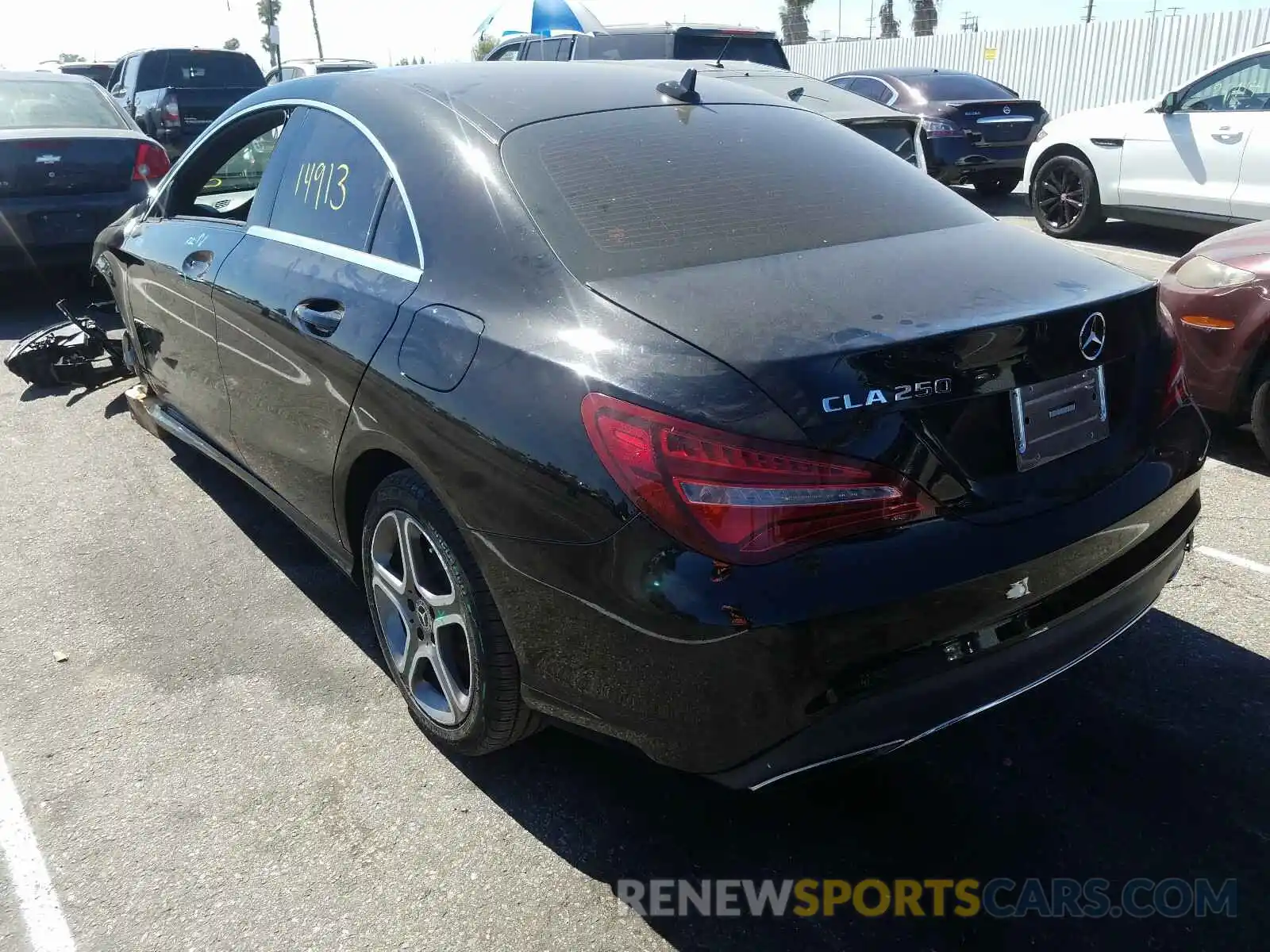 3 Photograph of a damaged car WDDSJ4EBXKN712129 MERCEDES-BENZ C CLASS 2019