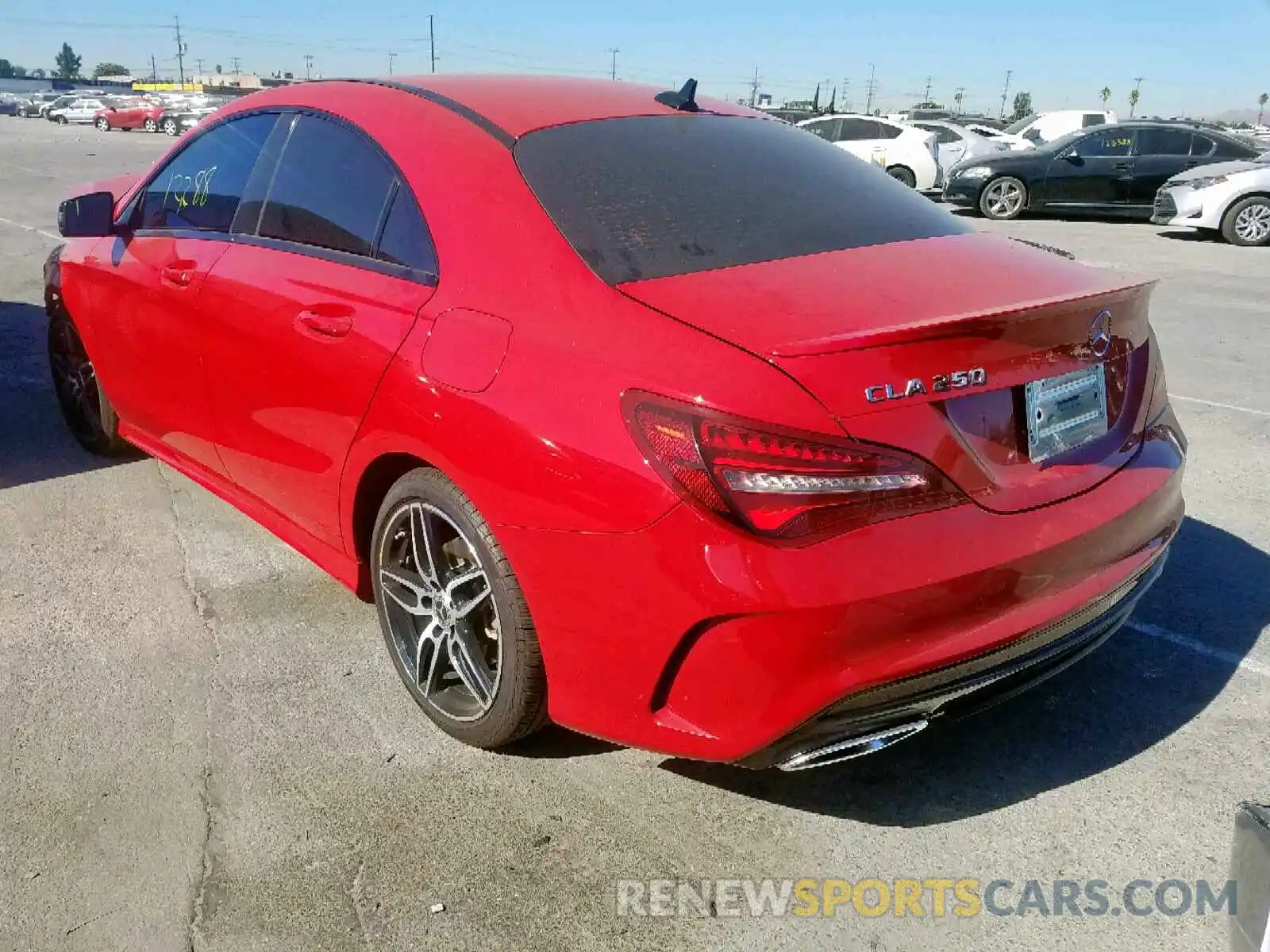 3 Photograph of a damaged car WDDSJ4EBXKN715287 MERCEDES-BENZ C CLASS 2019