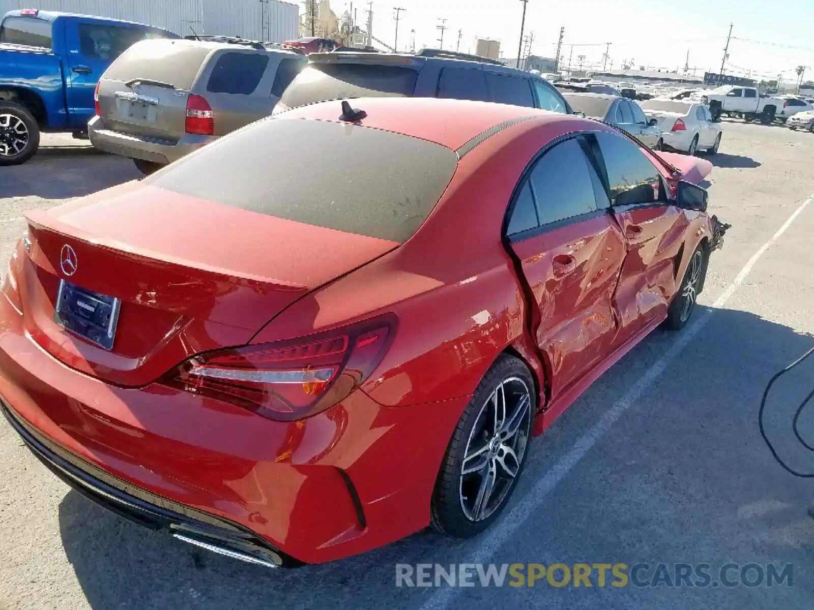 4 Photograph of a damaged car WDDSJ4EBXKN715287 MERCEDES-BENZ C CLASS 2019