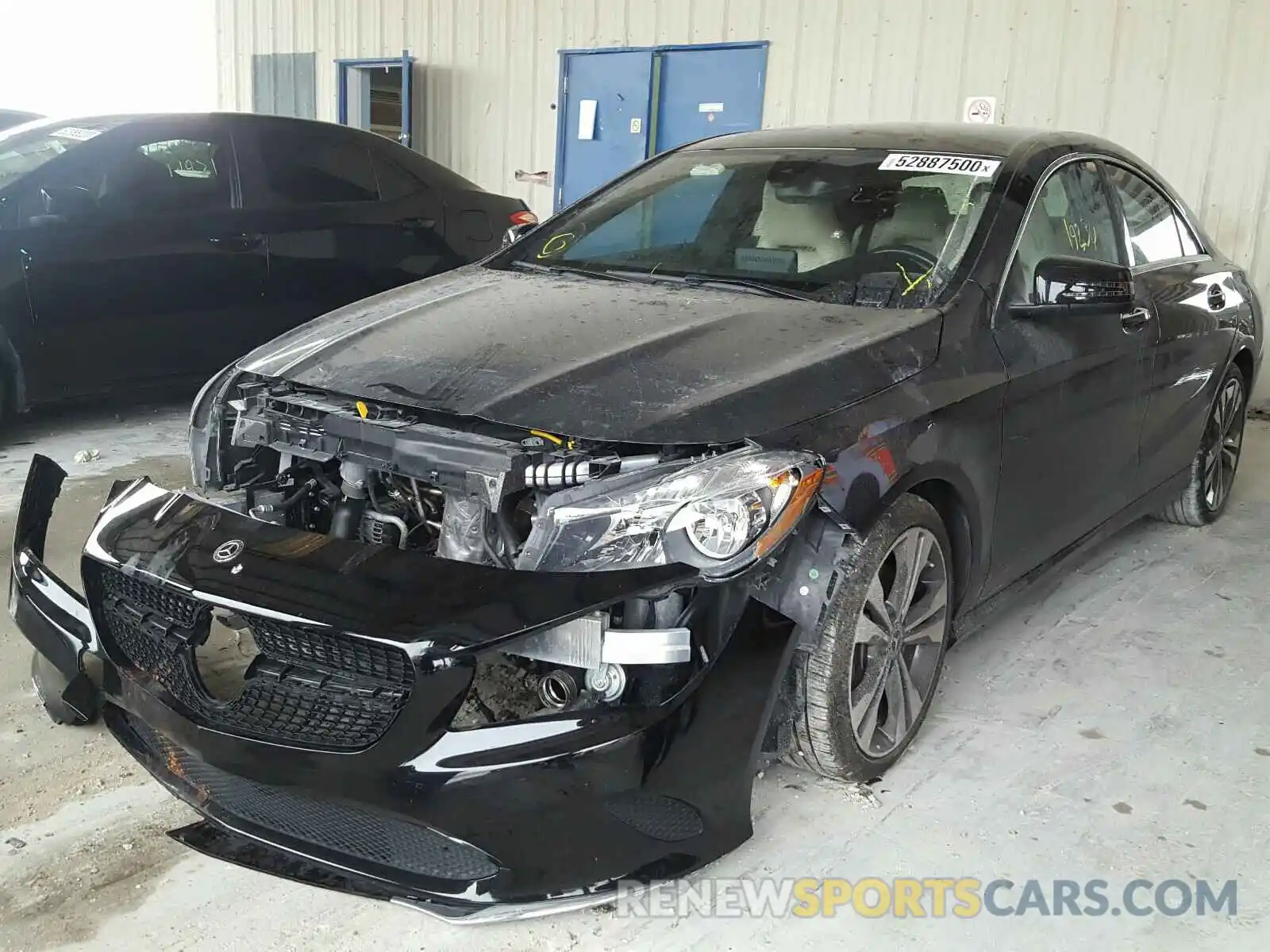 2 Photograph of a damaged car WDDSJ4EBXKN723292 MERCEDES-BENZ C CLASS 2019