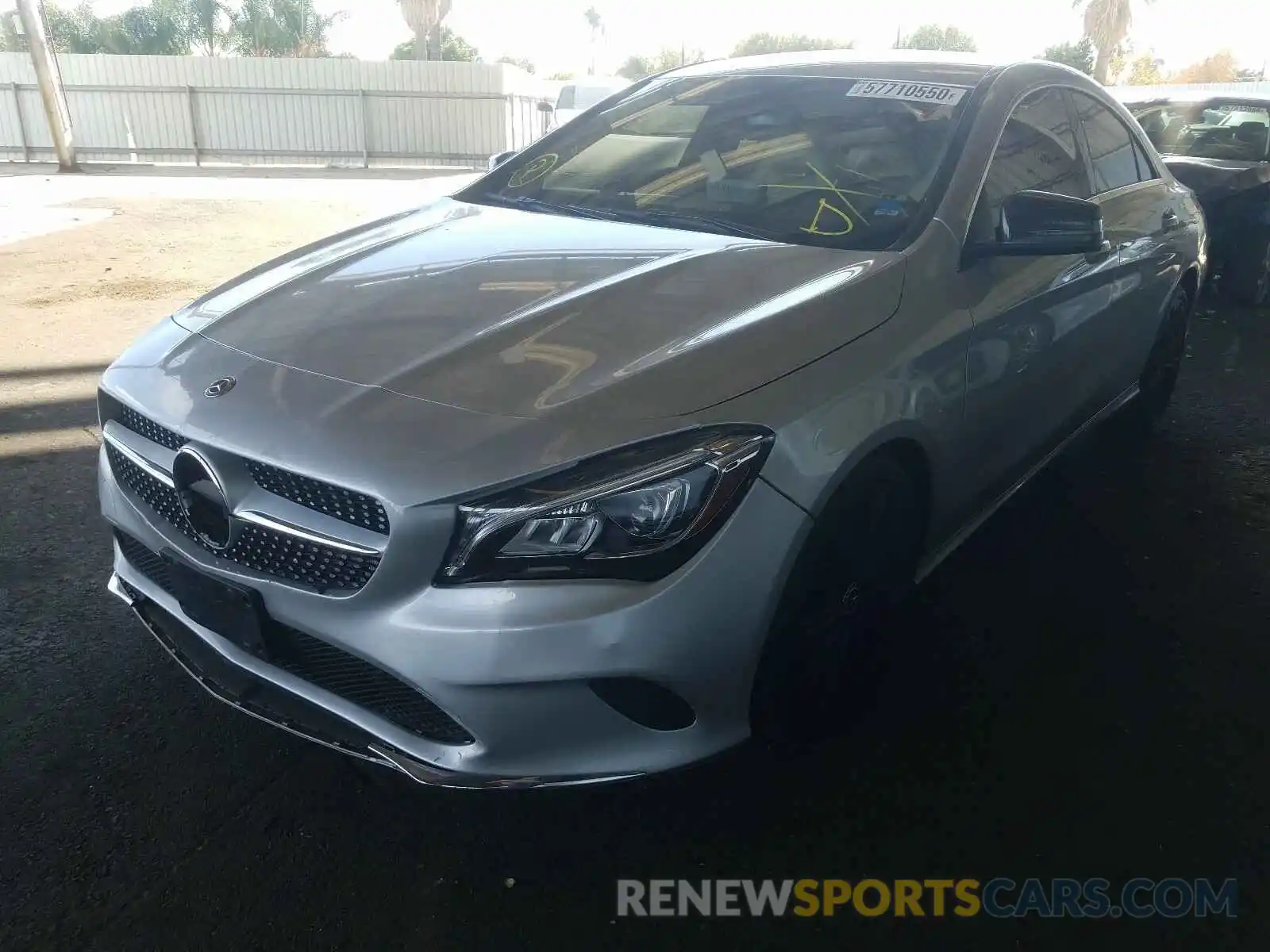 2 Photograph of a damaged car WDDSJ4EBXKN724975 MERCEDES-BENZ C CLASS 2019