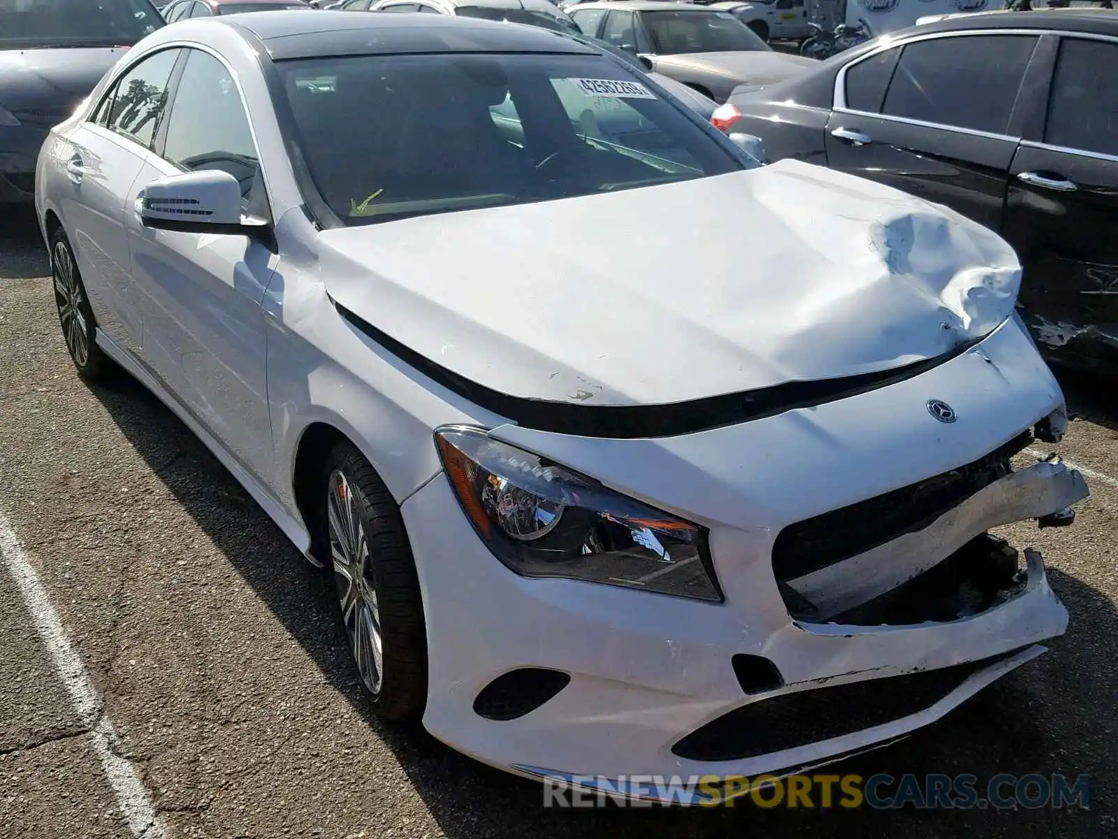 1 Photograph of a damaged car WDDSJ4EBXKN727391 MERCEDES-BENZ C CLASS 2019