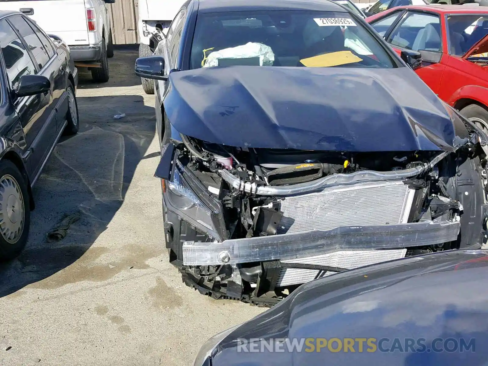 1 Photograph of a damaged car WDDSJ4EBXKN739024 MERCEDES-BENZ C CLASS 2019