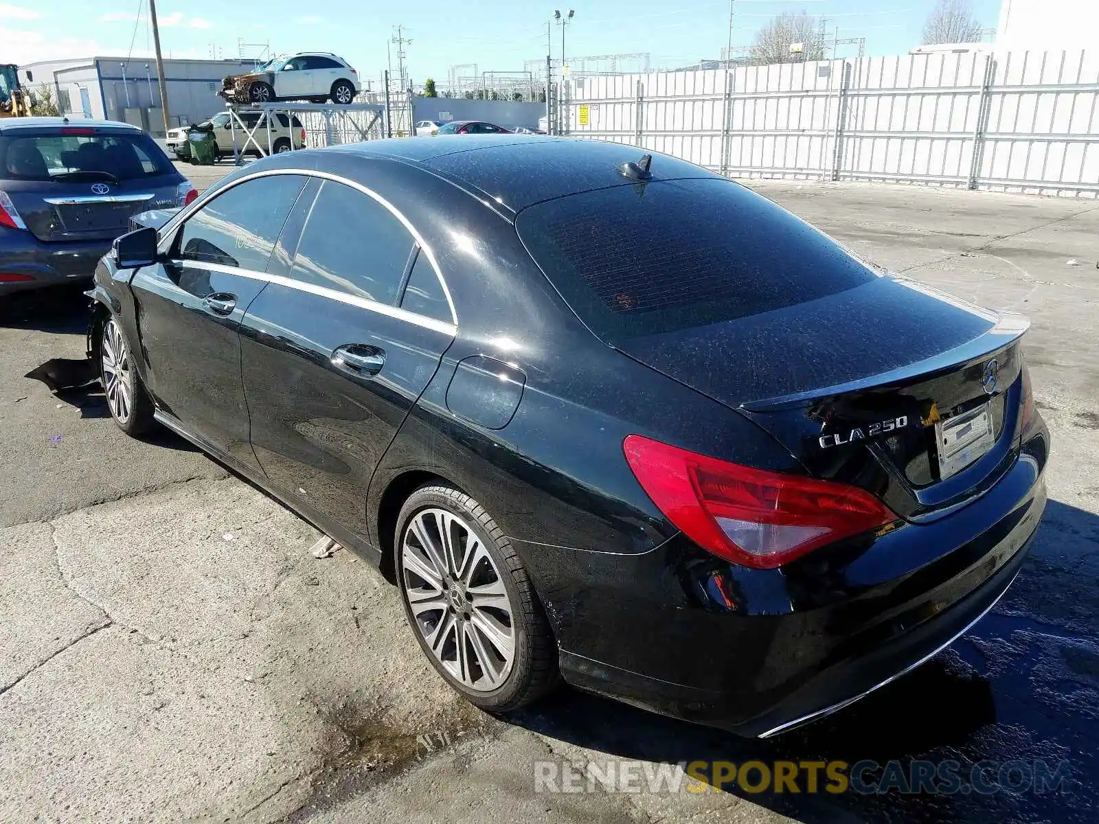 3 Photograph of a damaged car WDDSJ4EBXKN742716 MERCEDES-BENZ C CLASS 2019