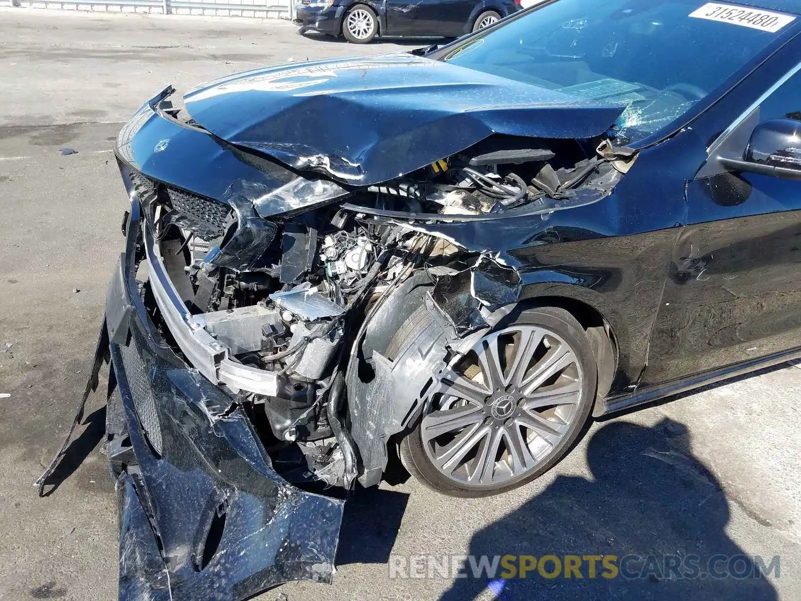 9 Photograph of a damaged car WDDSJ4EBXKN742716 MERCEDES-BENZ C CLASS 2019