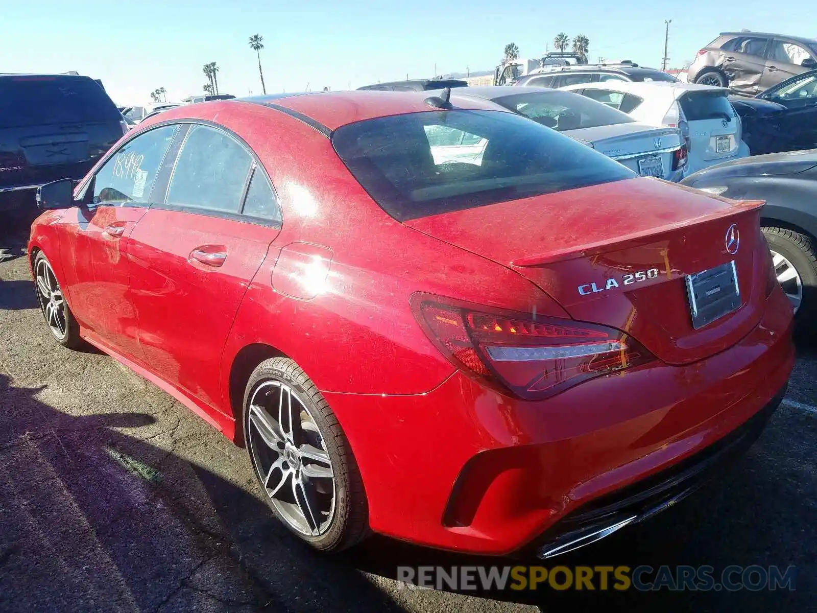 3 Photograph of a damaged car WDDSJ4EBXKN763145 MERCEDES-BENZ C CLASS 2019