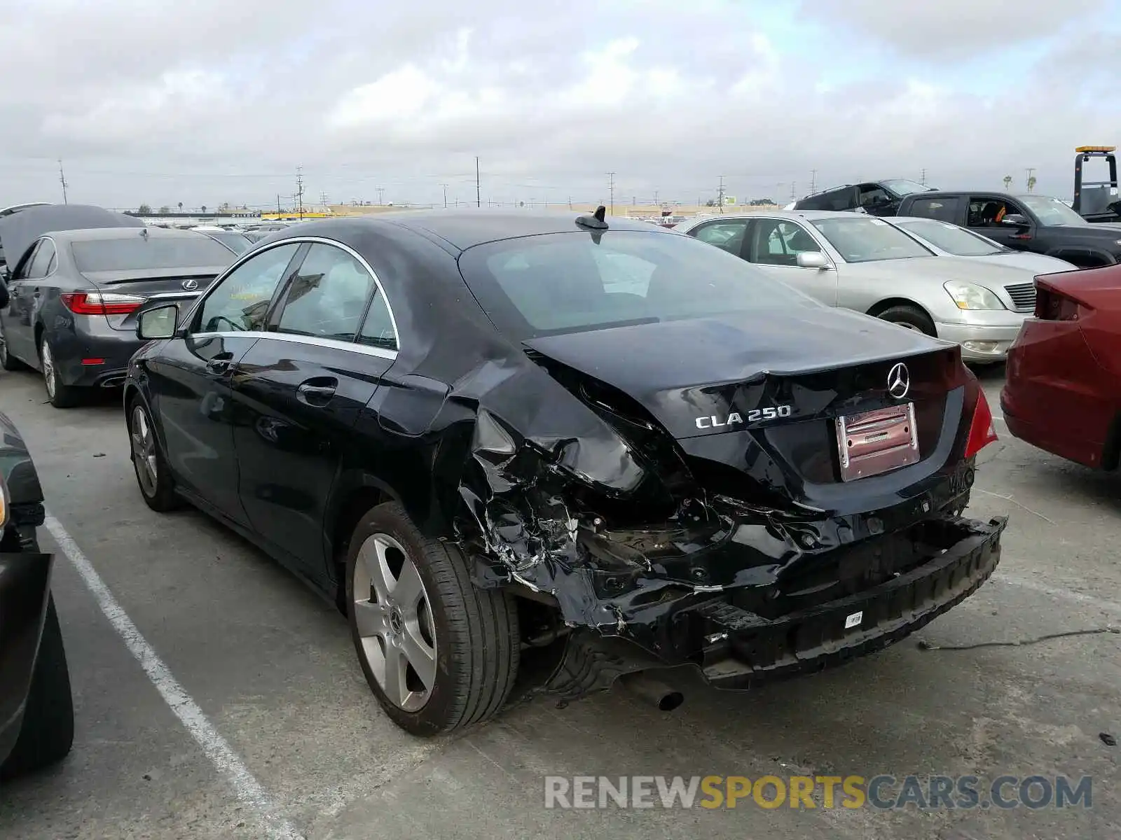 3 Photograph of a damaged car WDDSJ4EBXKN767647 MERCEDES-BENZ C CLASS 2019