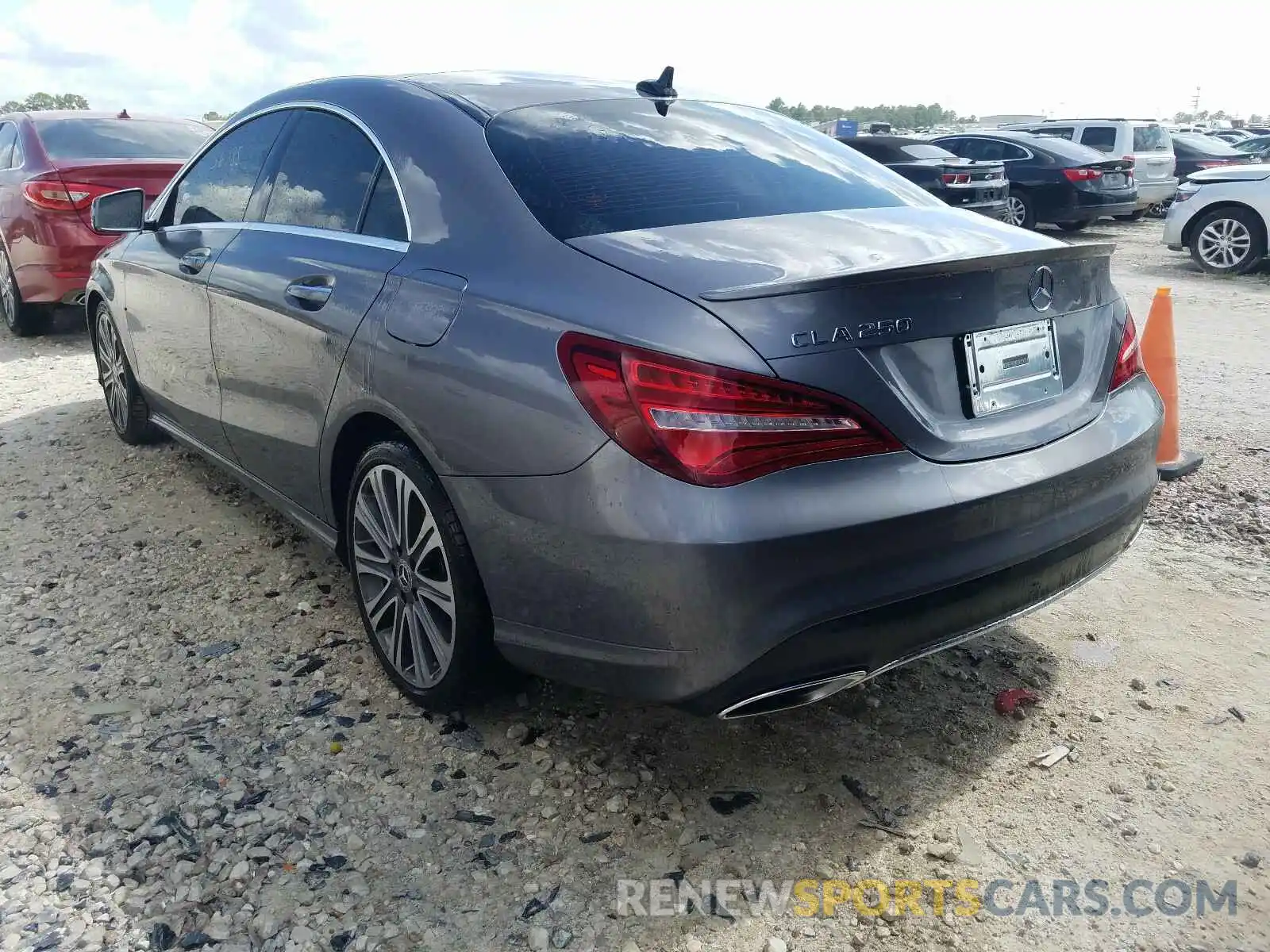 3 Photograph of a damaged car WDDSJ4EBXKN774260 MERCEDES-BENZ C CLASS 2019