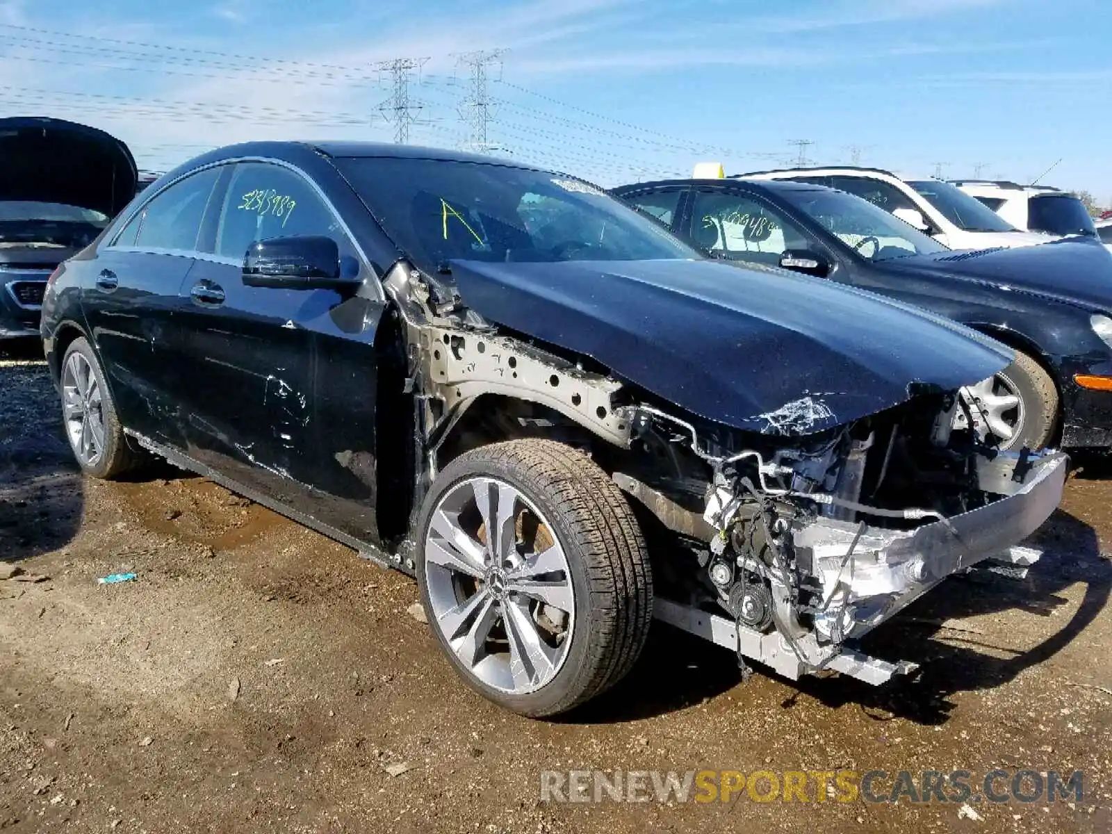 1 Photograph of a damaged car WDDSJ4GB0KN729339 MERCEDES-BENZ C CLASS 2019