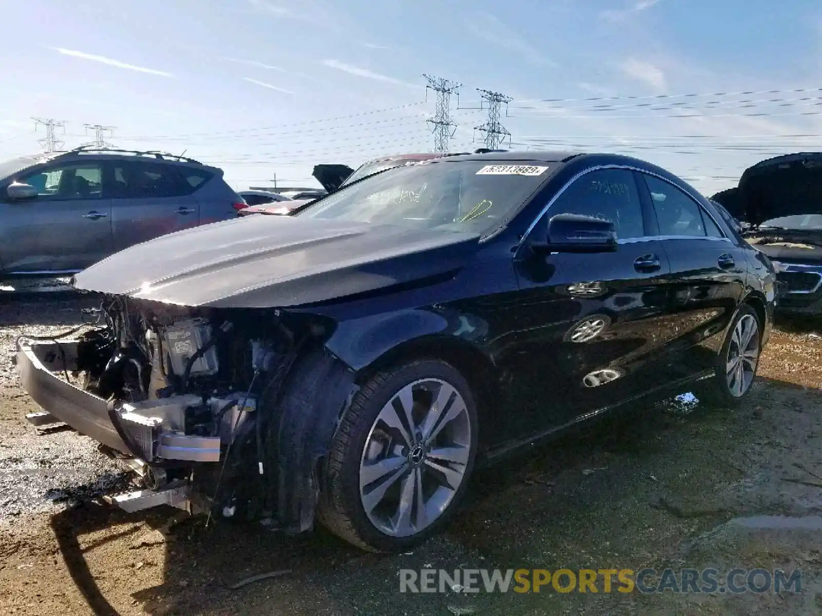 2 Photograph of a damaged car WDDSJ4GB0KN729339 MERCEDES-BENZ C CLASS 2019