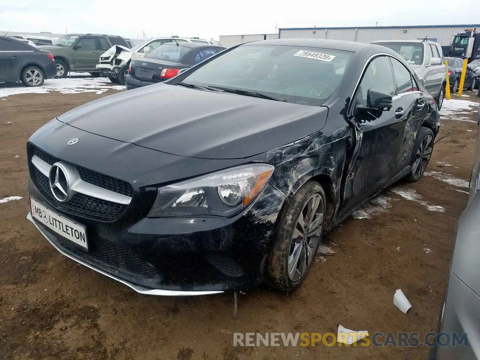 2 Photograph of a damaged car WDDSJ4GB0KN752975 MERCEDES-BENZ C CLASS 2019