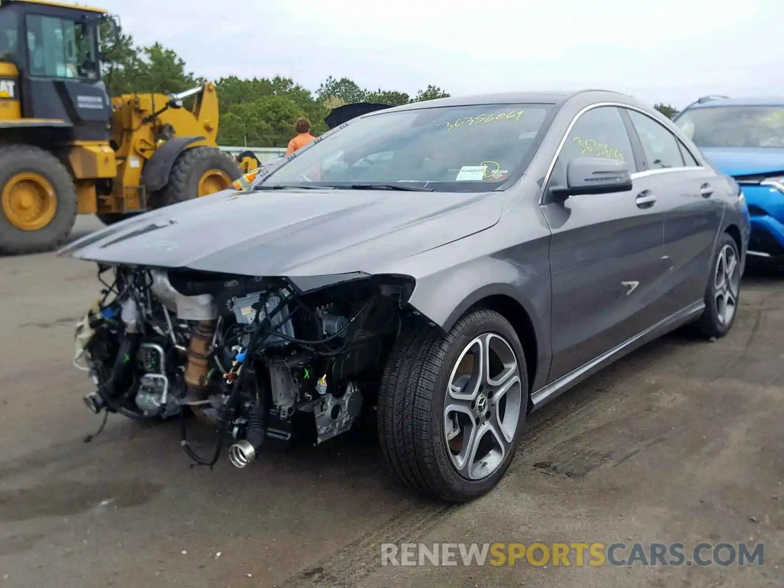 2 Photograph of a damaged car WDDSJ4GB0KN754306 MERCEDES-BENZ C CLASS 2019