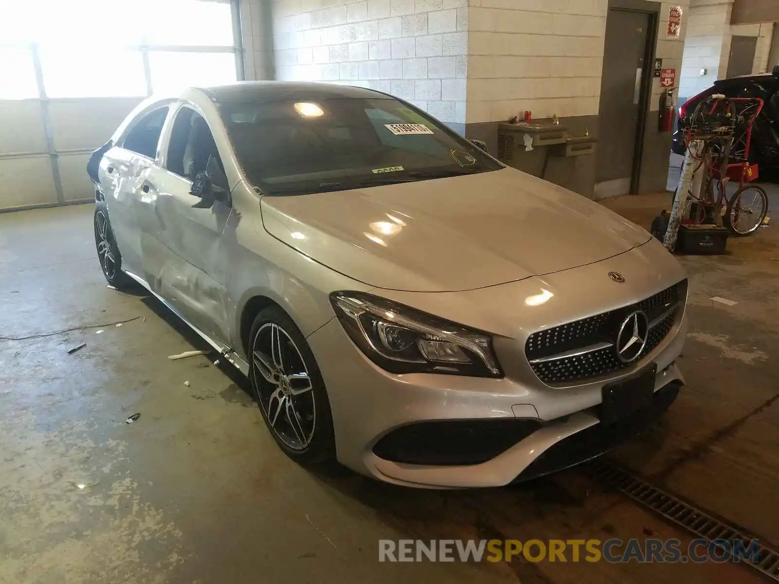 1 Photograph of a damaged car WDDSJ4GB1KN699414 MERCEDES-BENZ C CLASS 2019