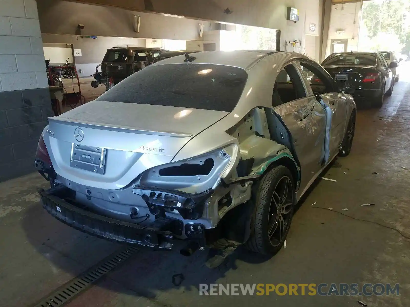 4 Photograph of a damaged car WDDSJ4GB1KN699414 MERCEDES-BENZ C CLASS 2019