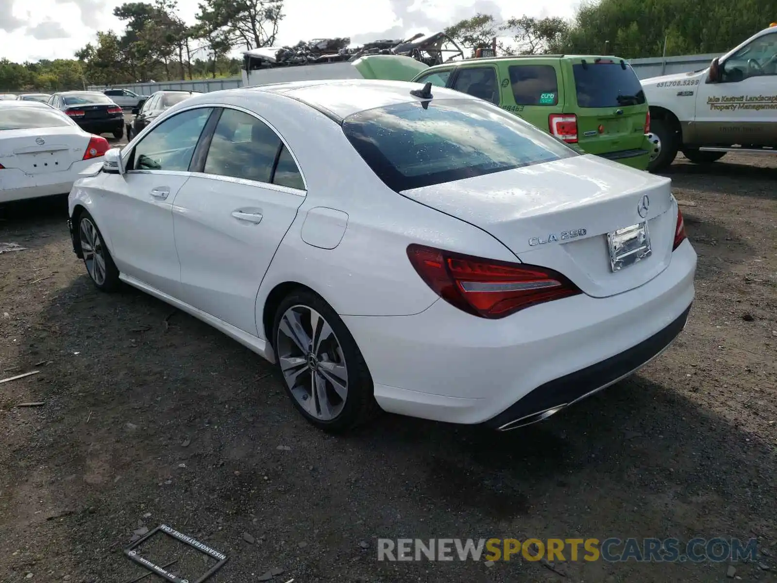 3 Photograph of a damaged car WDDSJ4GB1KN739166 MERCEDES-BENZ C CLASS 2019