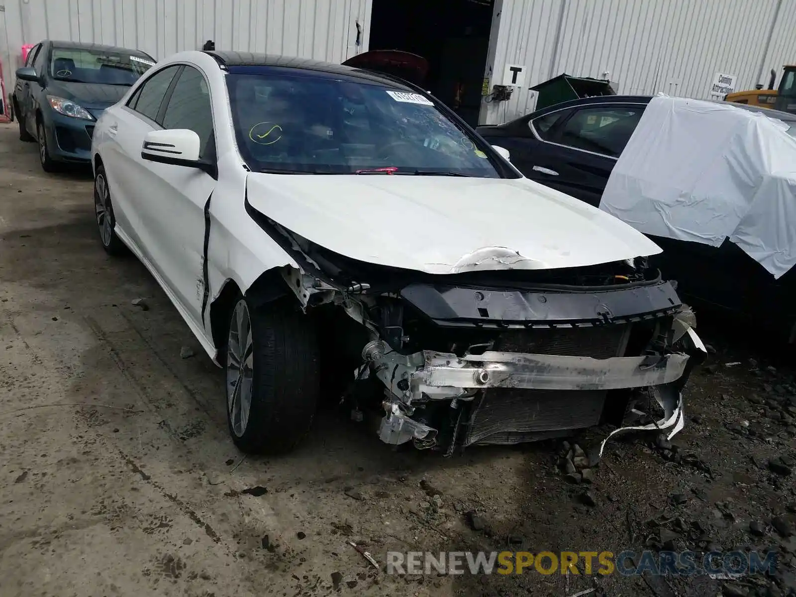 1 Photograph of a damaged car WDDSJ4GB2KN720657 MERCEDES-BENZ C CLASS 2019