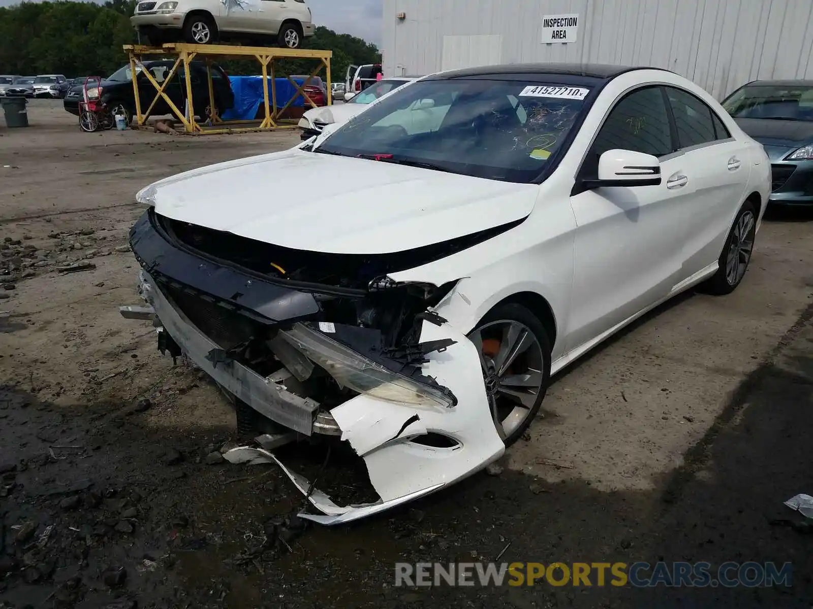 2 Photograph of a damaged car WDDSJ4GB2KN720657 MERCEDES-BENZ C CLASS 2019