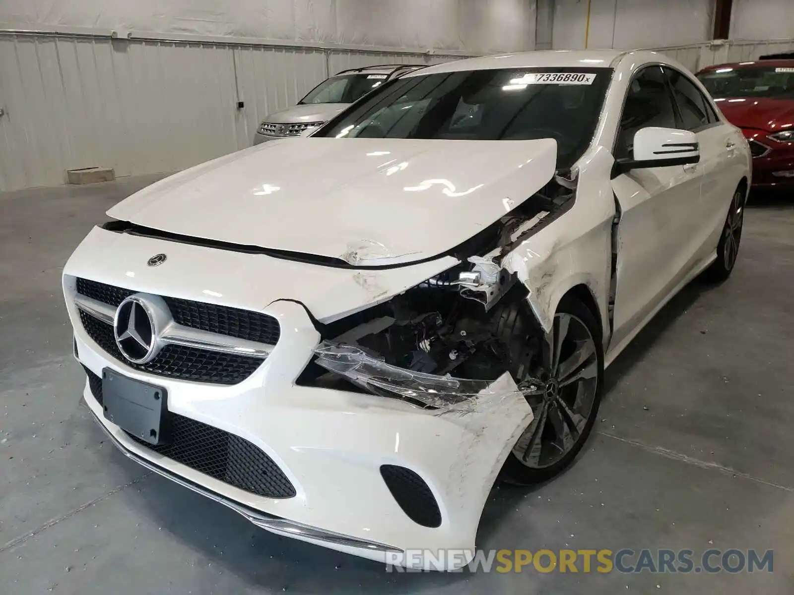 2 Photograph of a damaged car WDDSJ4GB2KN761077 MERCEDES-BENZ C CLASS 2019