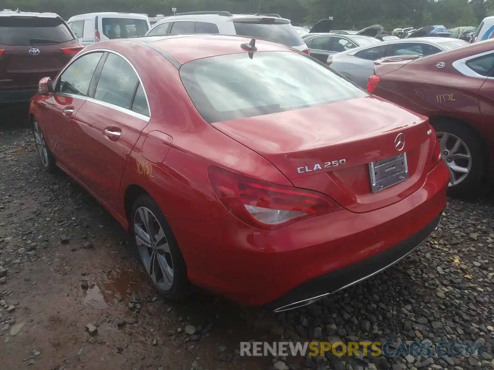 3 Photograph of a damaged car WDDSJ4GB2KN768644 MERCEDES-BENZ C CLASS 2019