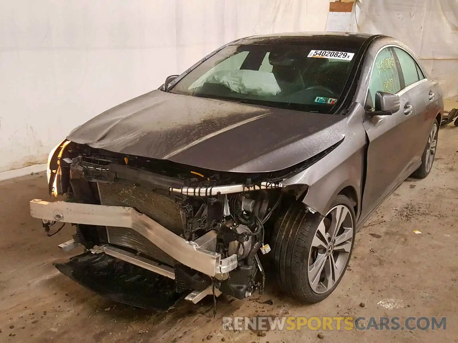 2 Photograph of a damaged car WDDSJ4GB3KN722806 MERCEDES-BENZ C CLASS 2019