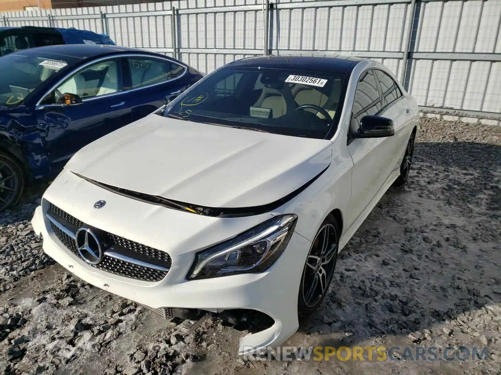 2 Фотография поврежденного автомобиля WDDSJ4GB4KN718067 MERCEDES-BENZ C CLASS 2019