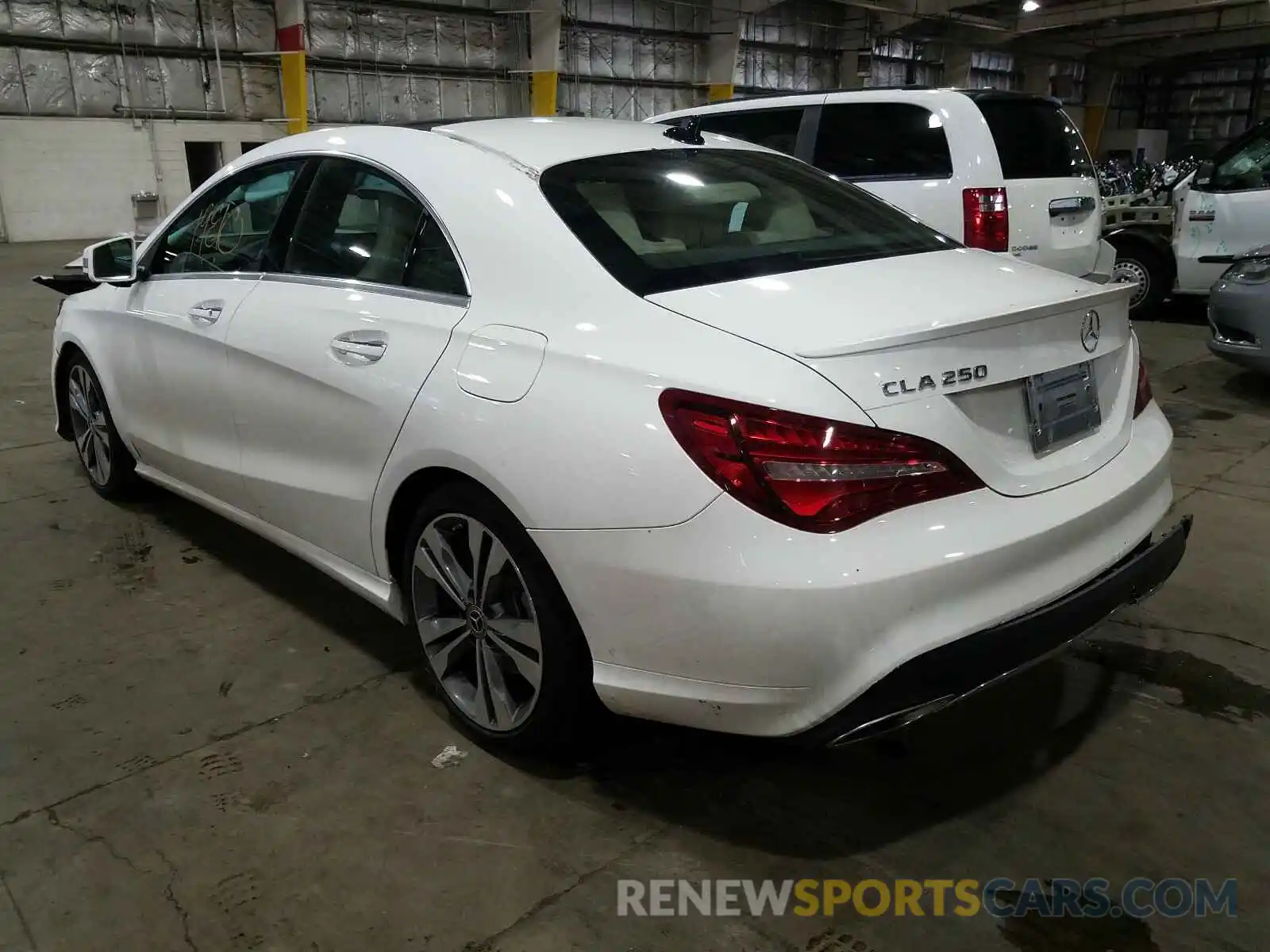 3 Photograph of a damaged car WDDSJ4GB4KN721857 MERCEDES-BENZ C CLASS 2019