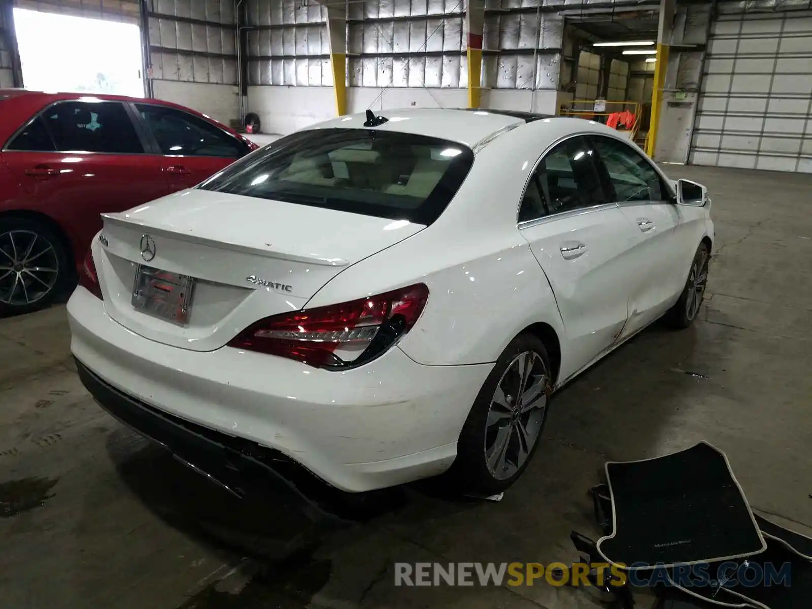 4 Photograph of a damaged car WDDSJ4GB4KN721857 MERCEDES-BENZ C CLASS 2019