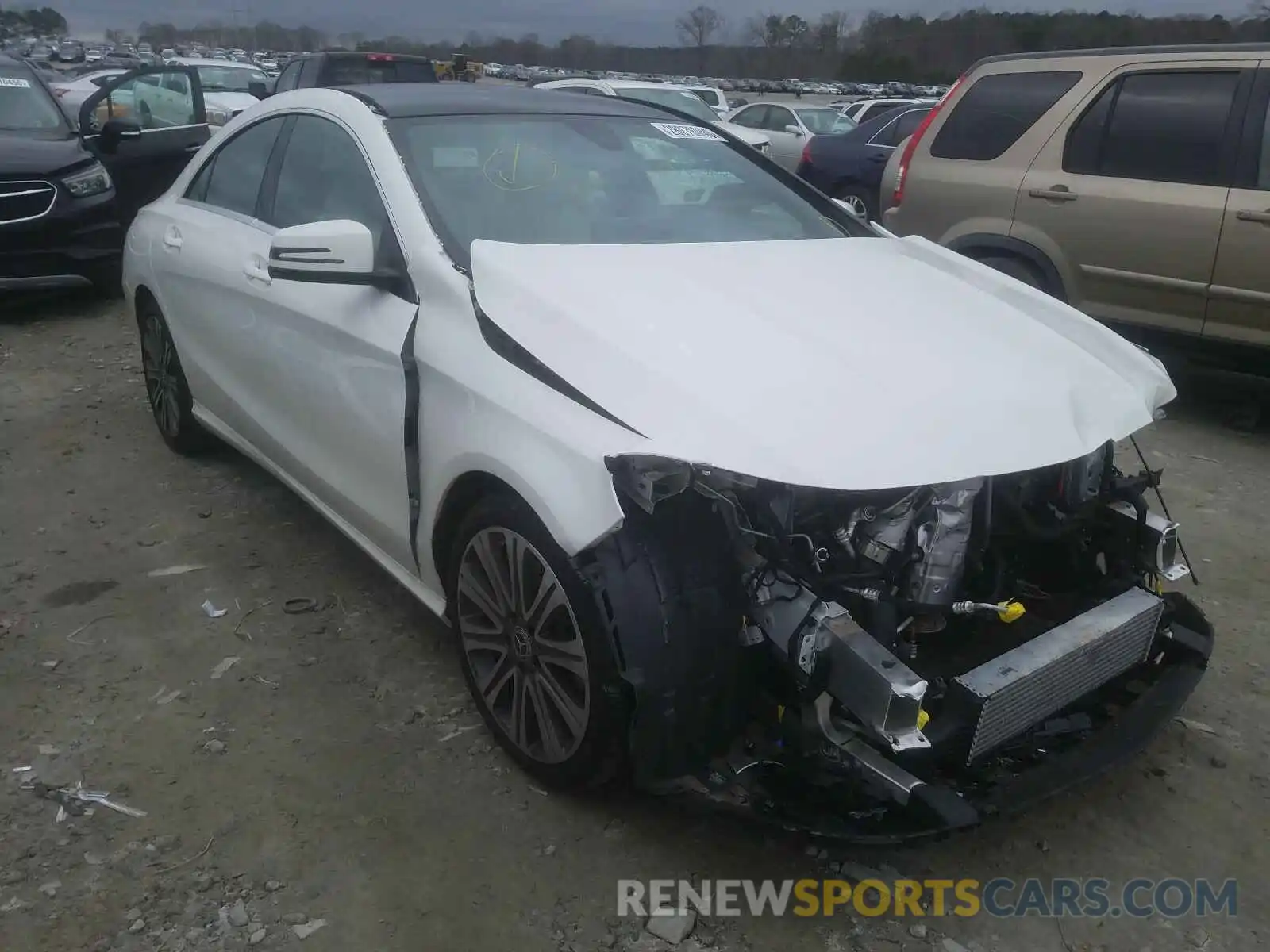 1 Photograph of a damaged car WDDSJ4GB4KN749433 MERCEDES-BENZ C CLASS 2019