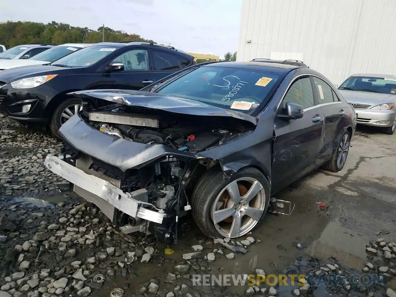 2 Photograph of a damaged car WDDSJ4GB5KN728848 MERCEDES-BENZ C CLASS 2019